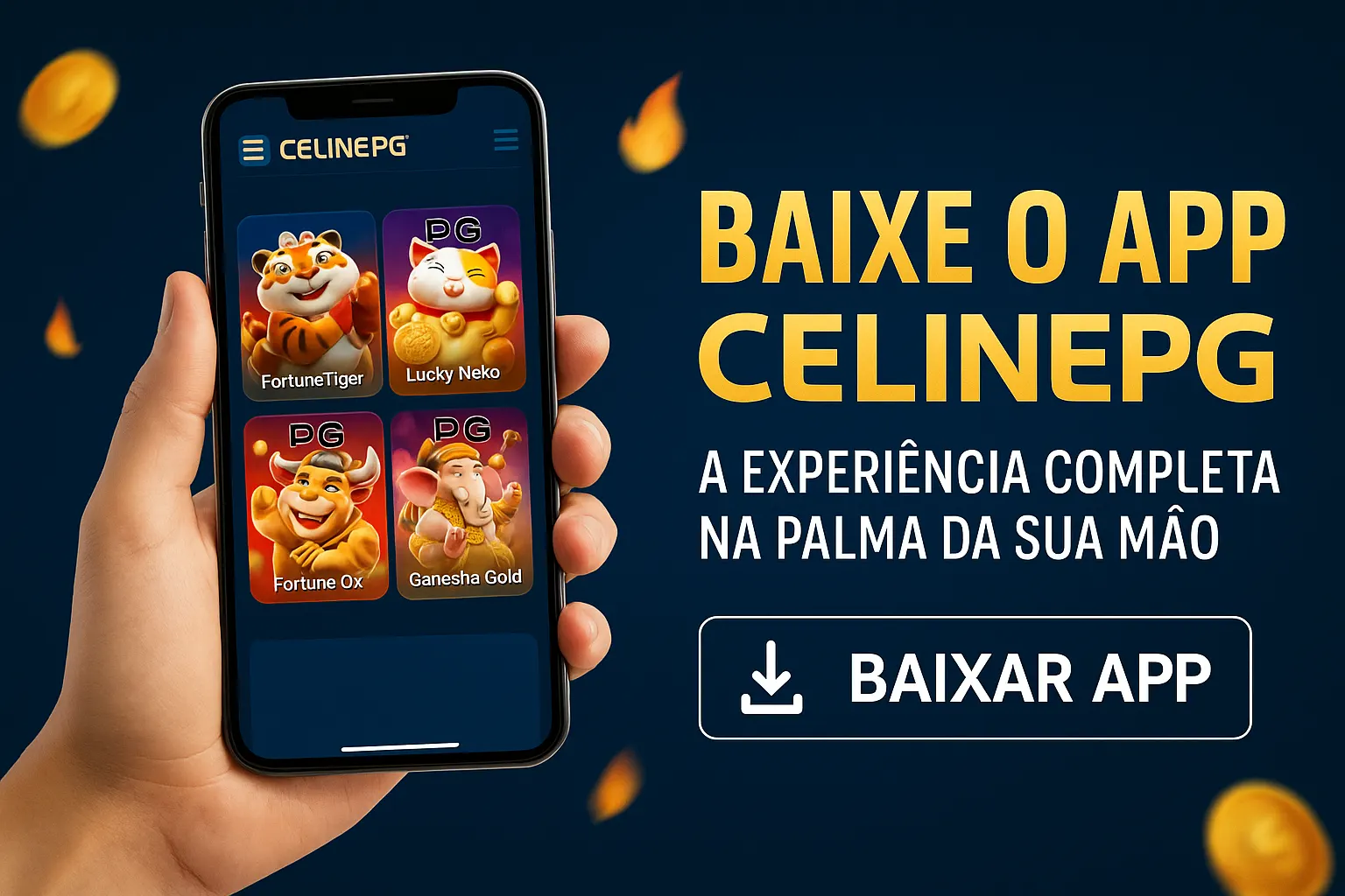 Baixar o CELINEPG Cassino App