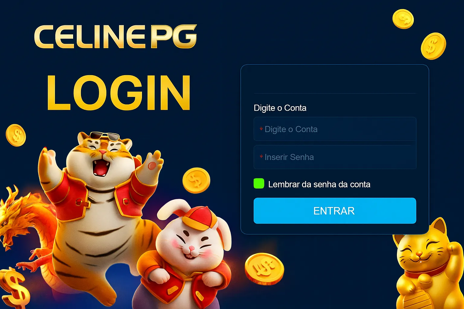 Login no Cassino CELINEPG
