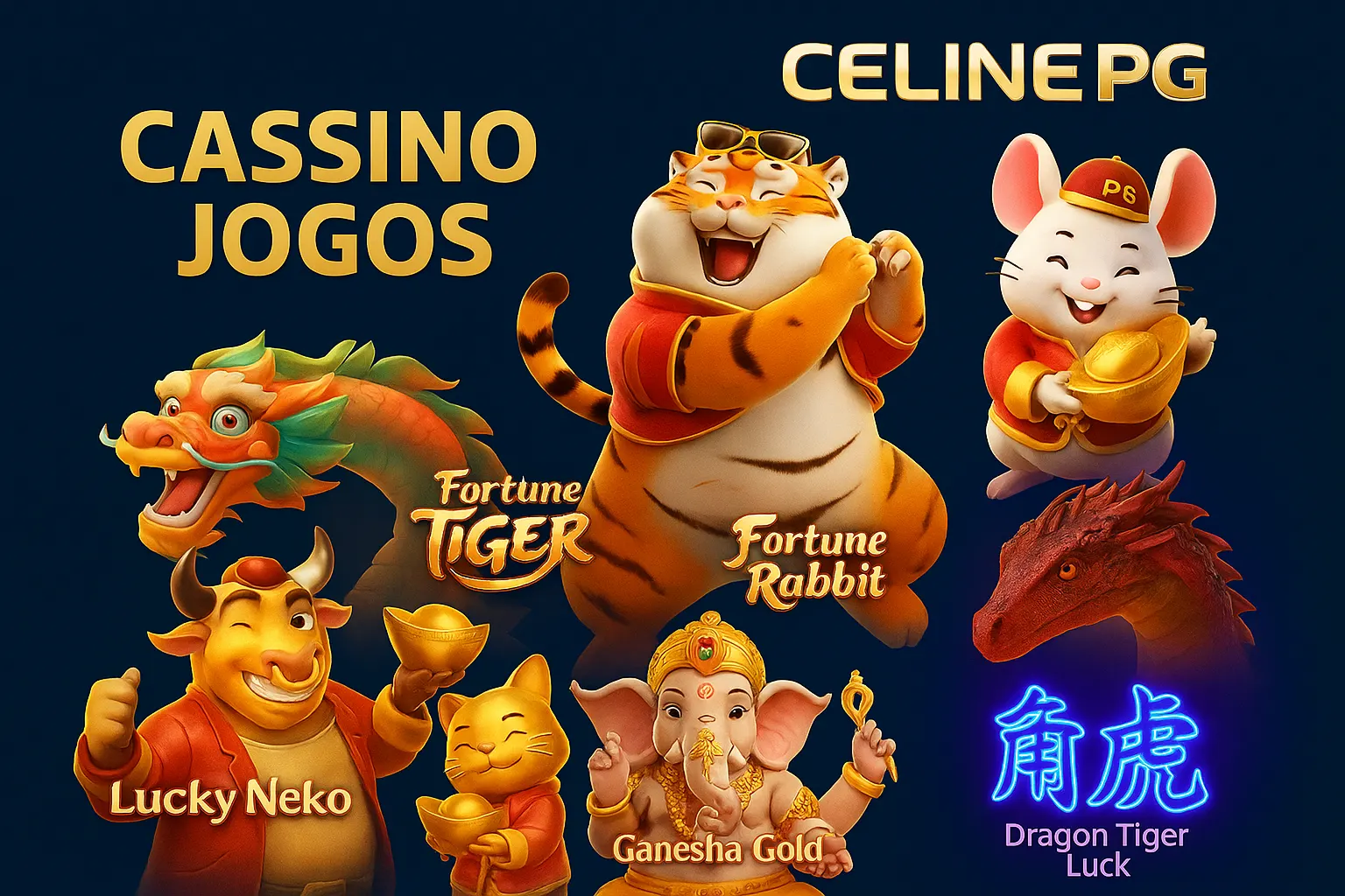 Jogos de cassino online inovadores e emocionantes na CELINEPG