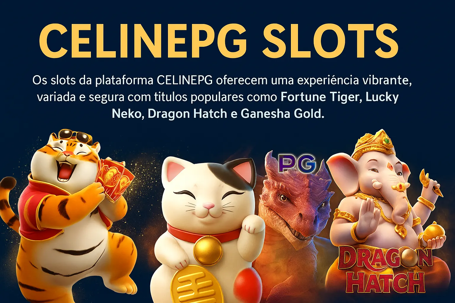Explore o mundo das slot machines no CELINEPG Casino